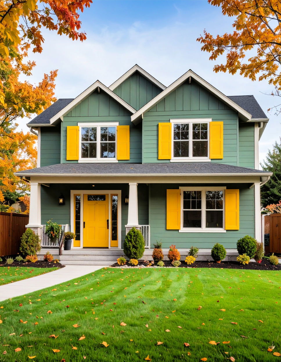 Bright Yellow for a Cheerful Touch
