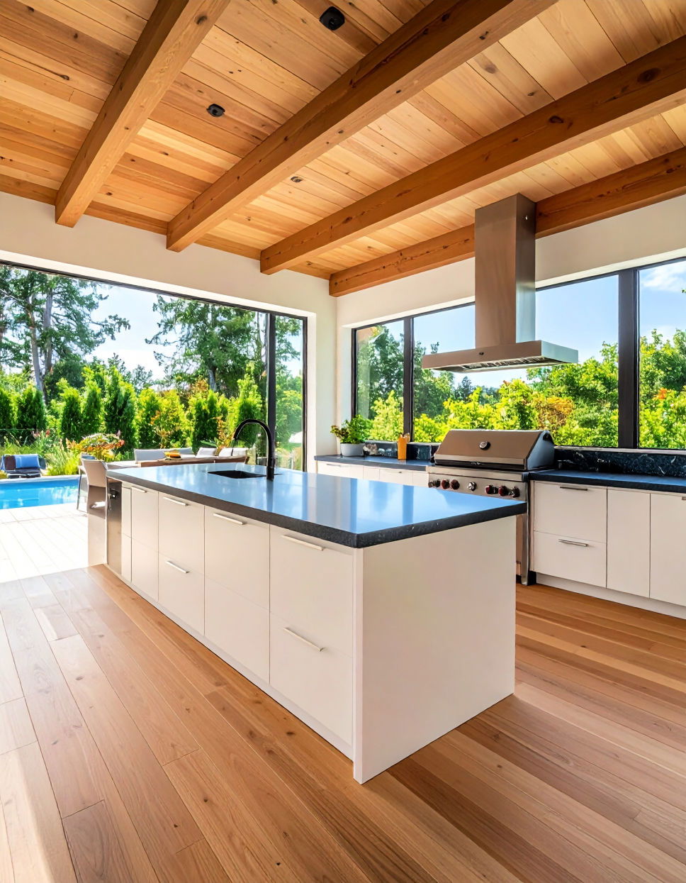 Budget Friendly Outdoor Laminate Countertops Types of Outdoor Kitchen Countertops