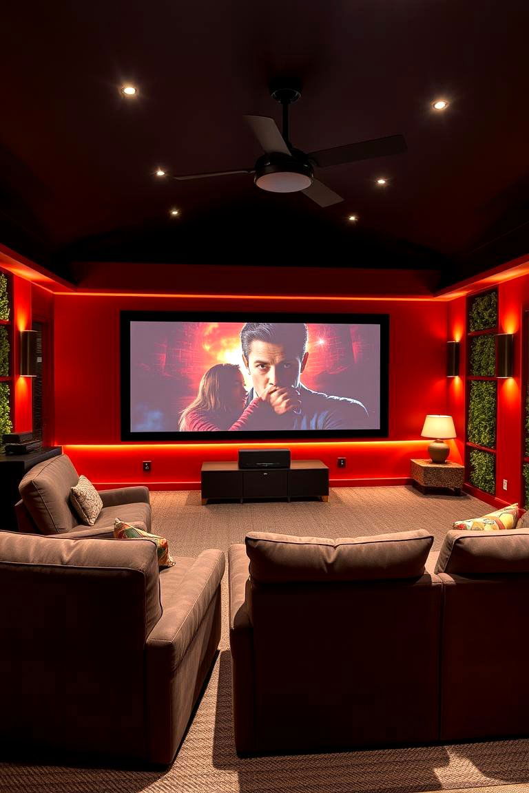 Build a Movie Room for Home Theater Experiences - 25 Garden Room Ideas