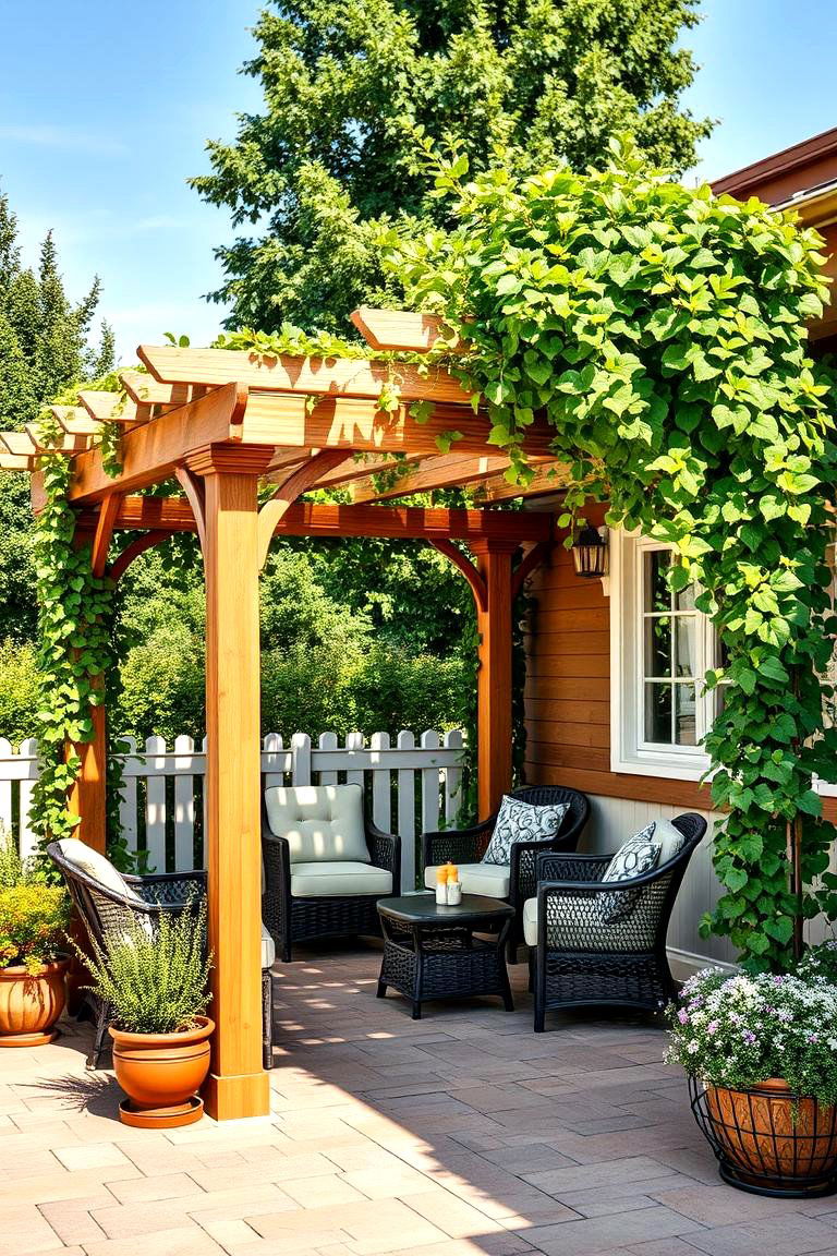 Build a Pergola for Shade - 25 Corner Patio Ideas