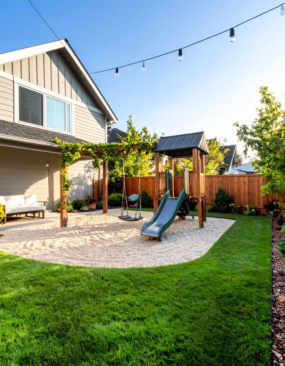Create a Play Area for Kids - Townhouse Backyard Ideas
