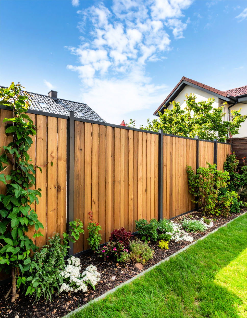 Build a Privacy Fence for Seclusion Townhouse Backyard Ideas