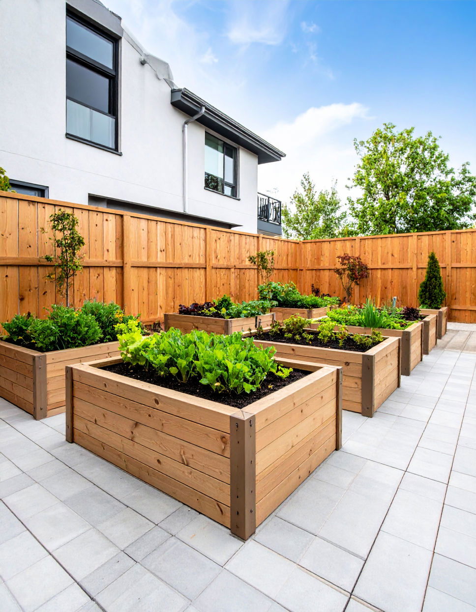 Build a Raised Garden Bed Townhouse Backyard Ideas