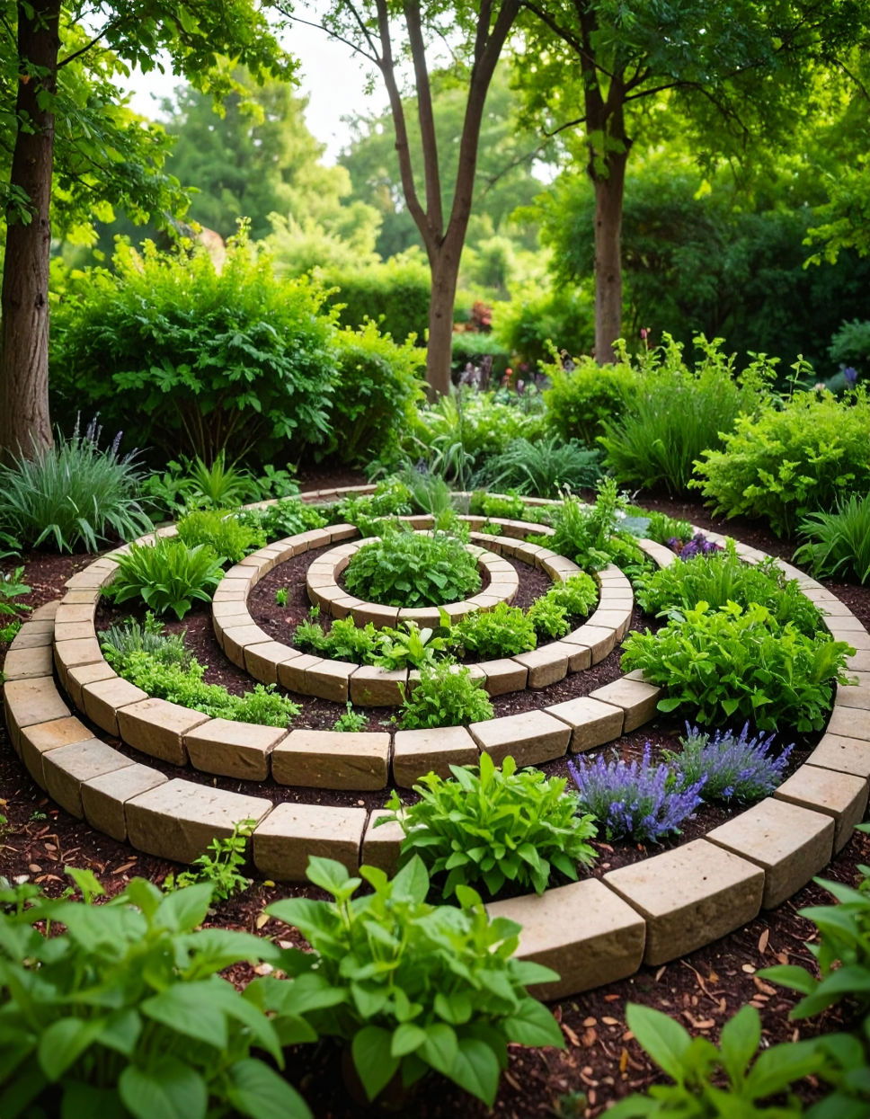 Build a Raised Herb Spiral