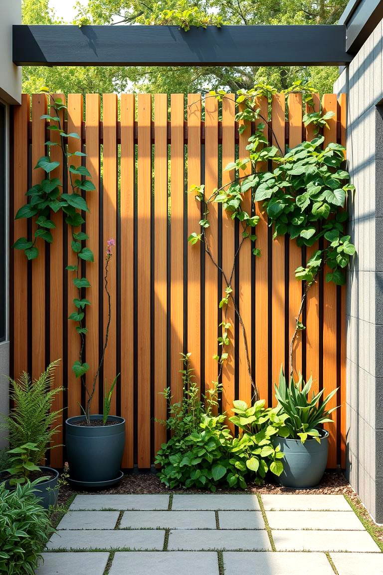 Build a Shade Screening Wall - 25 Garden Shade Ideas