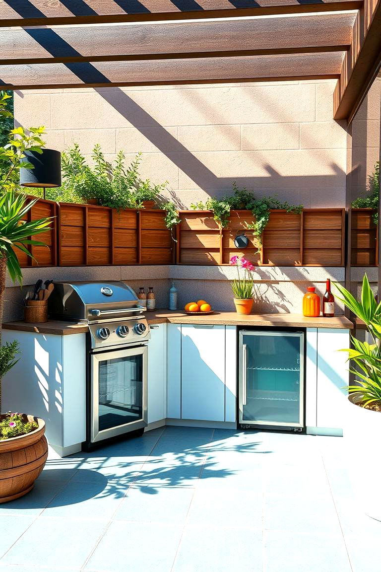 Build a Small Outdoor Kitchen - 25 Corner Patio Ideas