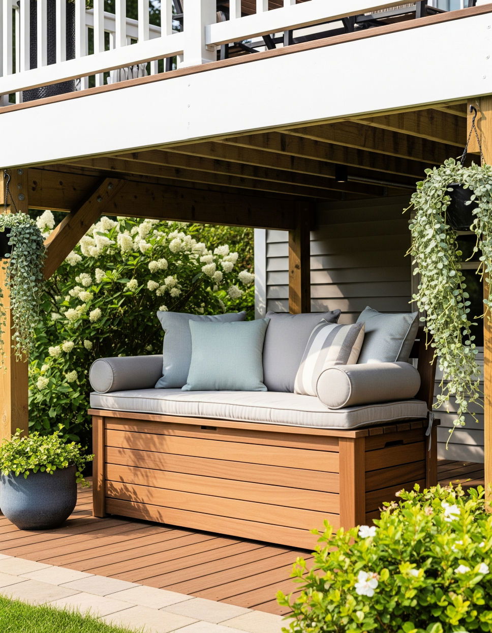 Build a Storage Bench Under Deck Ideas