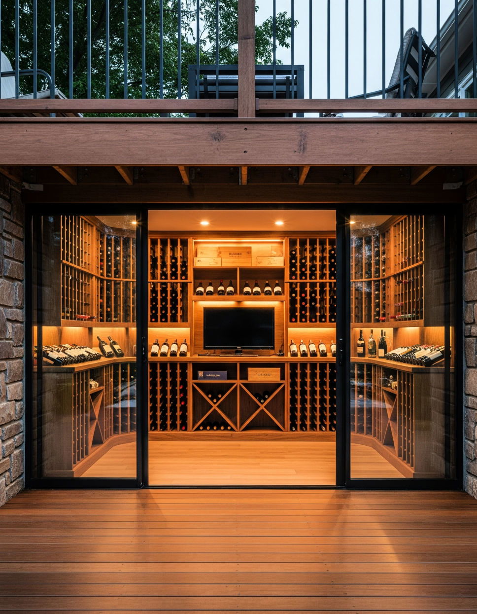 Build a Wine Cellar Under Deck Ideas