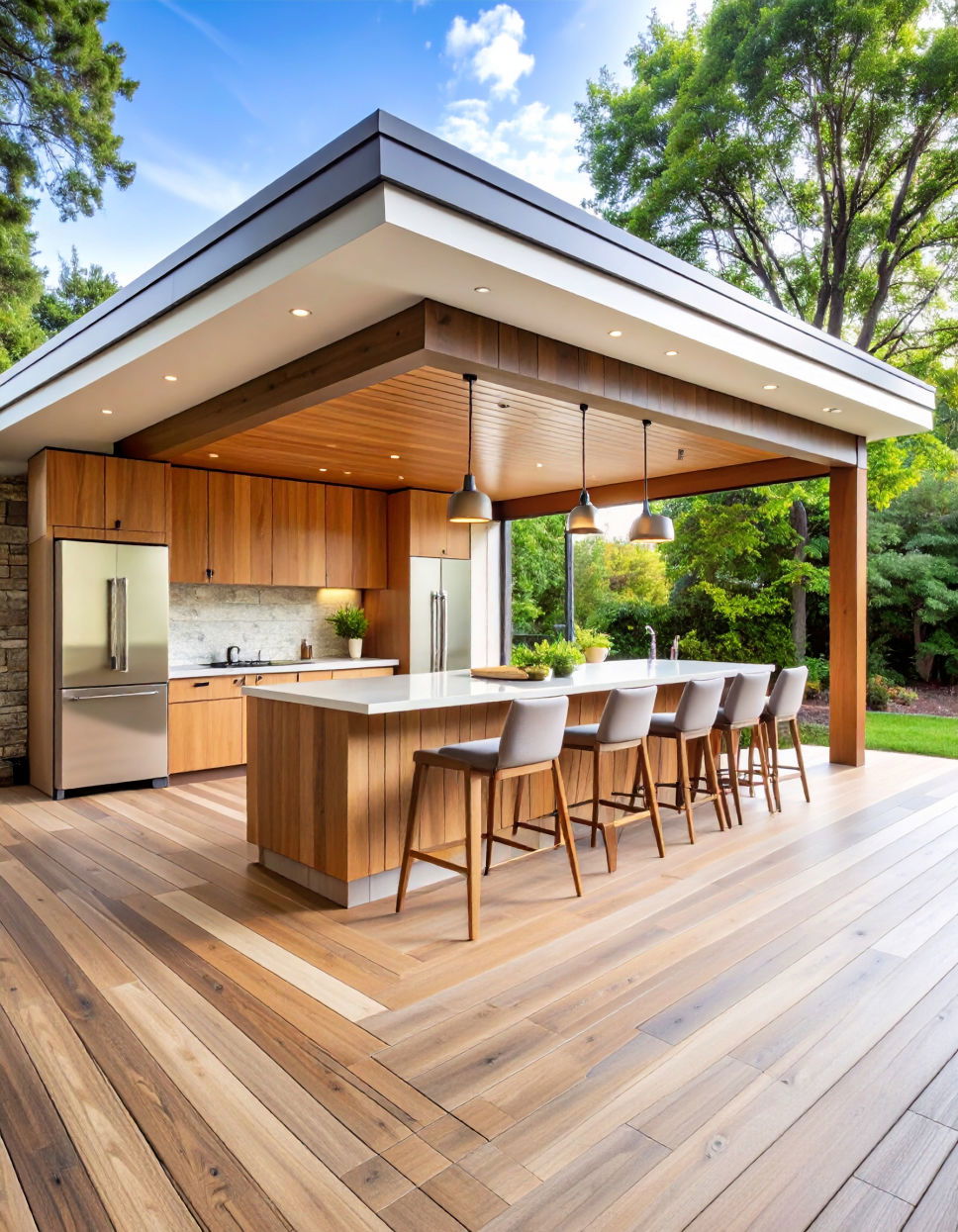 Building a Built In Bar for Entertaining