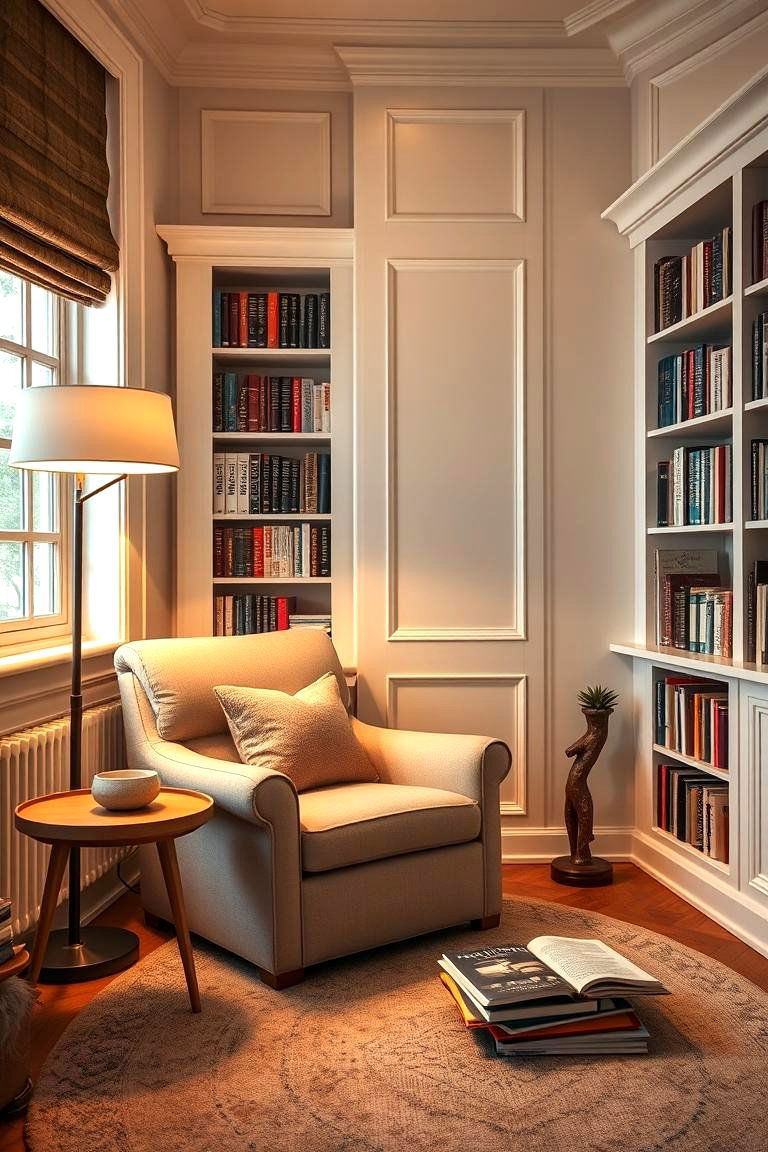 Building a Comfortable Reading Lounge - 25 Man Cave Design Ideas