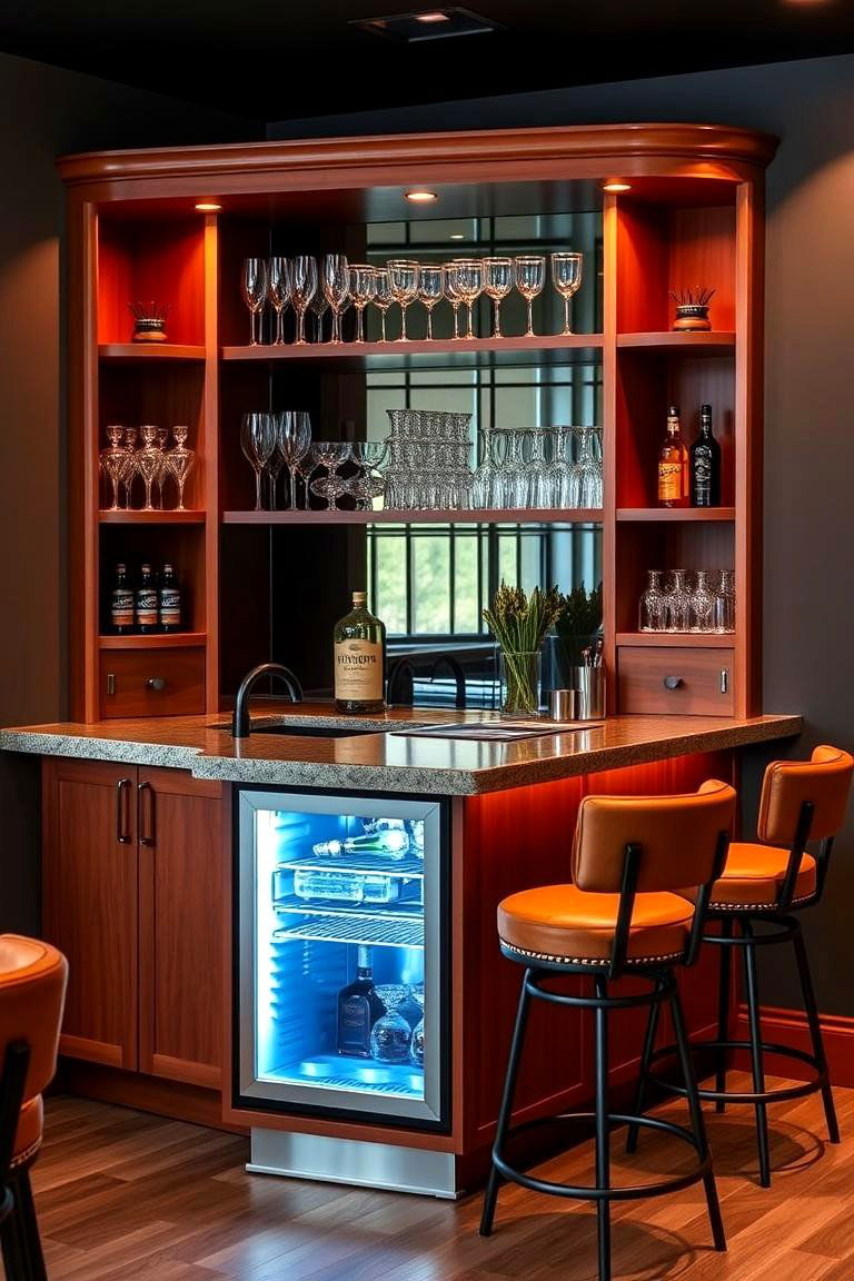 Building a Custom Bar - 25 Man Cave Ideas