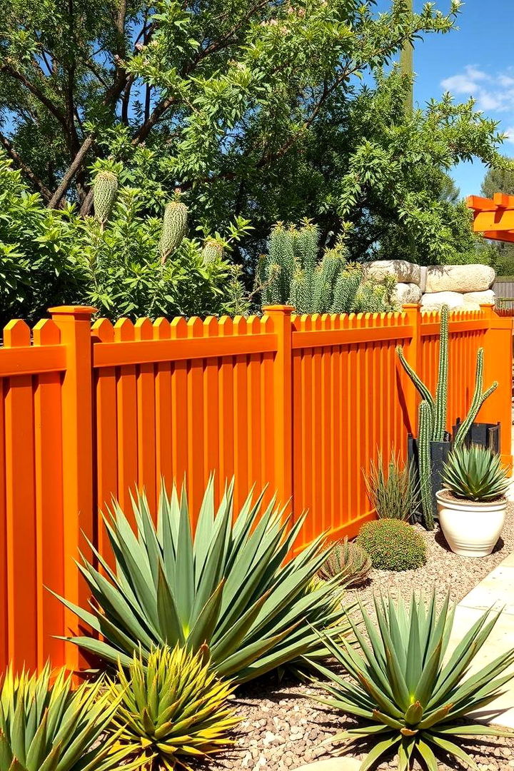 Burnt Orange for a Bold Warm Statement - 25 Vinyl Fence Colors