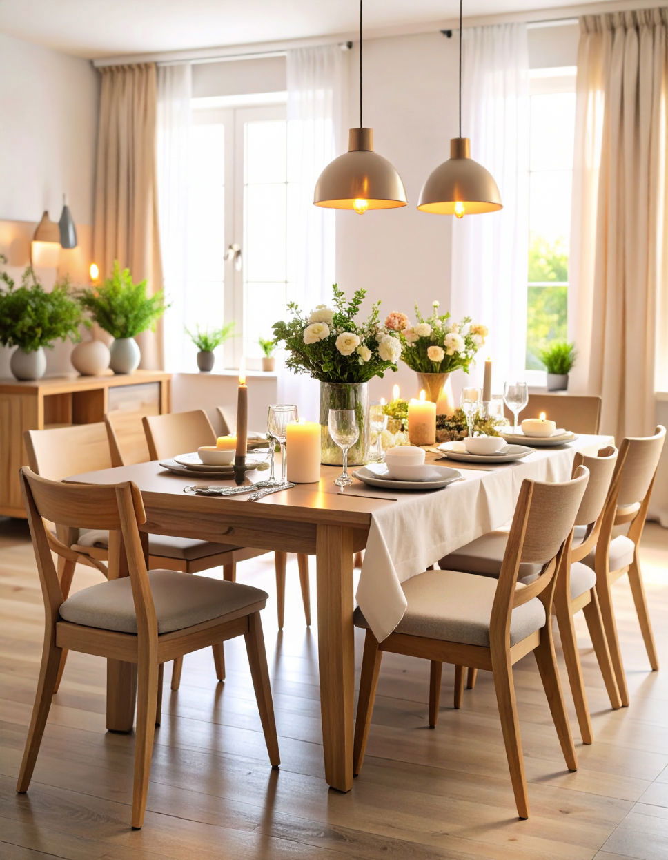 Candles as Part of Table Settings