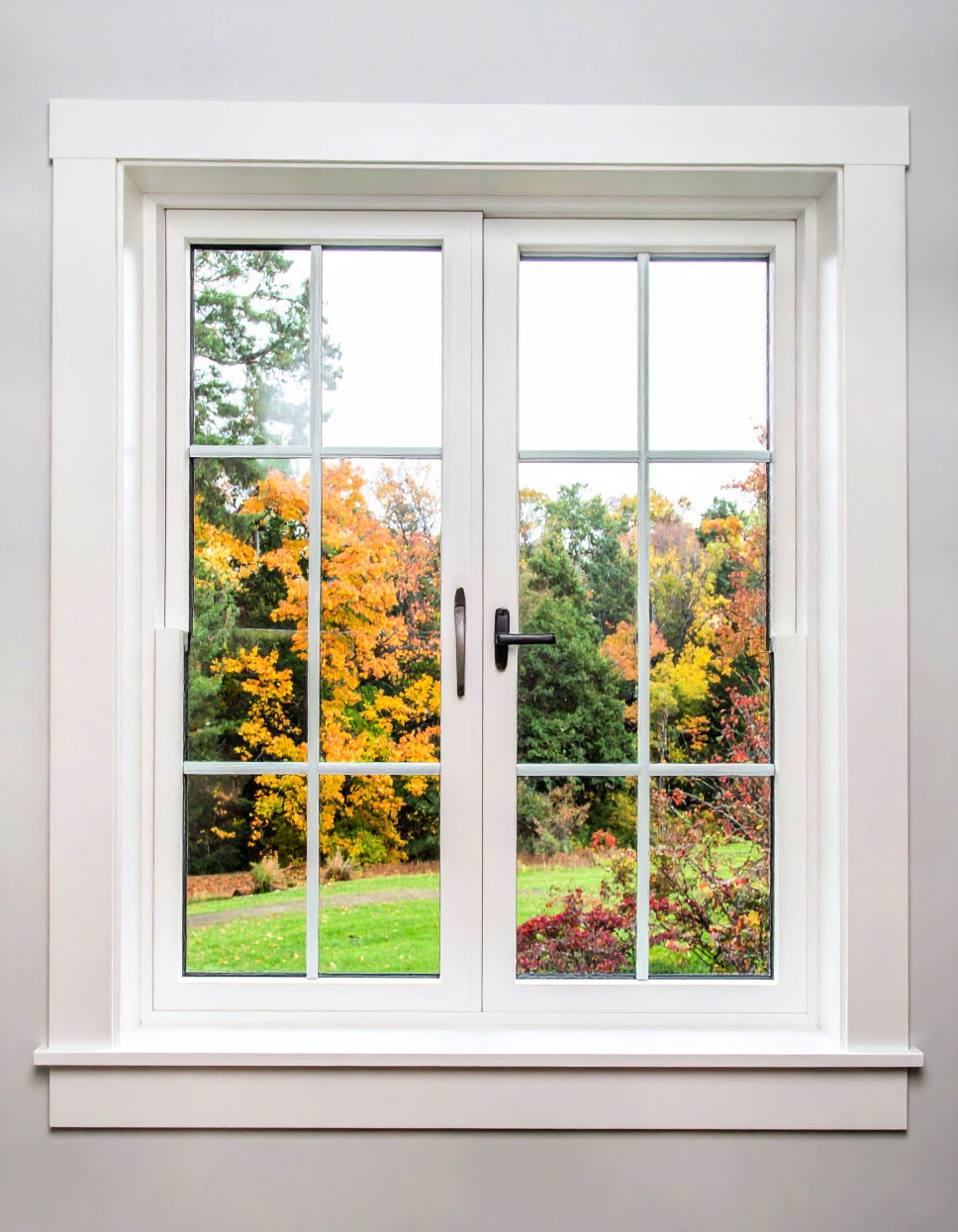 Casement Window Trim with Simple Lines