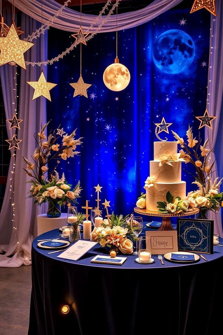 Celestial Inspired Wedding Theme - 25 Fairytale Wedding Ideas