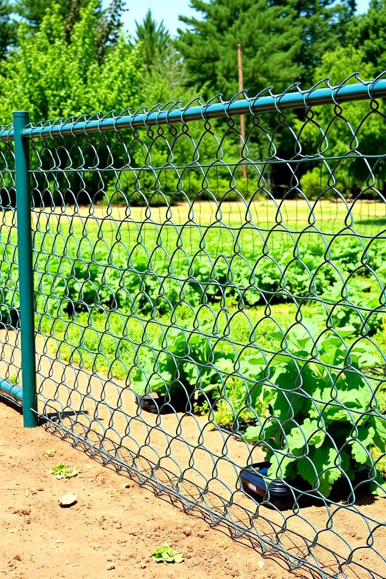 Chain Link Fencing - 25 Farm Fence Ideas