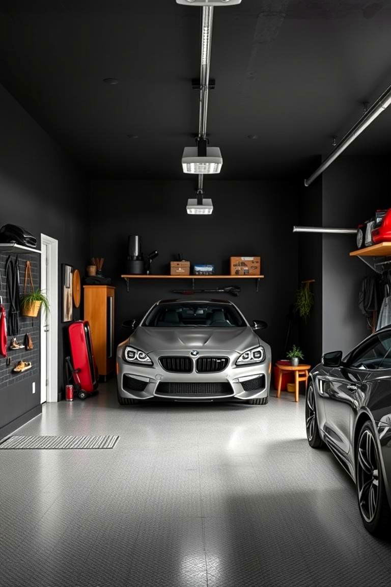 Charcoal Gray for Depth and Drama - 25 Garage Wall Paint Ideas