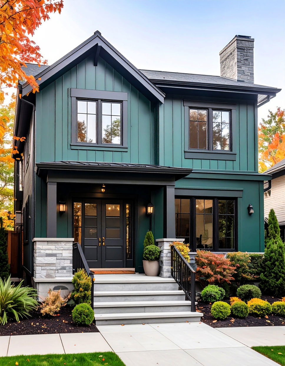 Charcoal Green for a Modern Industrial Look