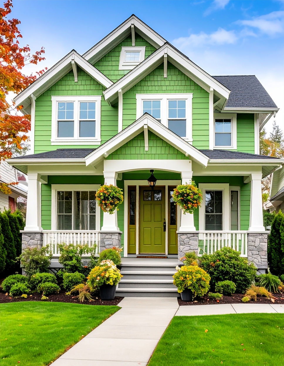 Chartreuse Green for an Unconventional Appeal