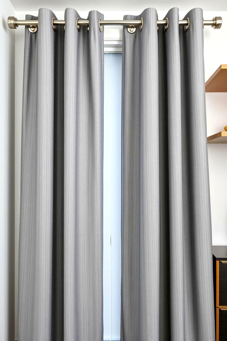 Choose Curtains with Eyelets for Easy Installation - 25 closet curtain ideas
