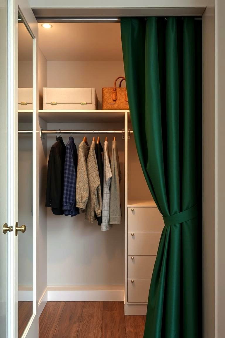 Choose Custom Made Curtains for a Perfect Fit - 25 closet curtain ideas
