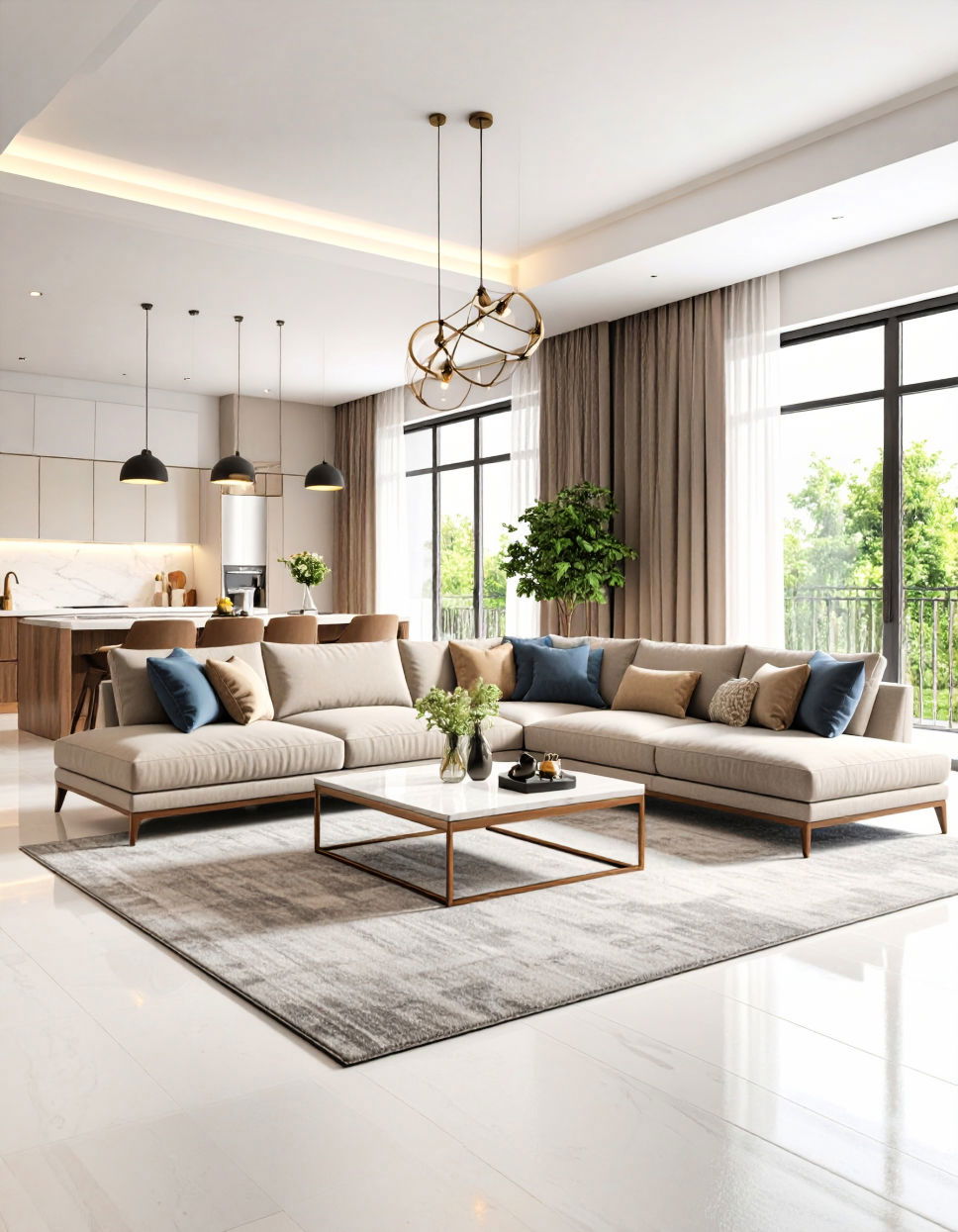 Choose Multi Functional Furniture for Efficiency - Townhouse Interior Design Ideas