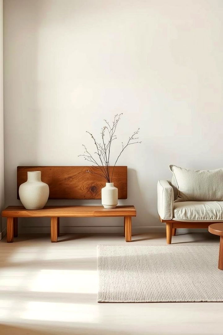 Choose Simple Functional Furniture - 25 Wabi Sabi Interior Design Ideas