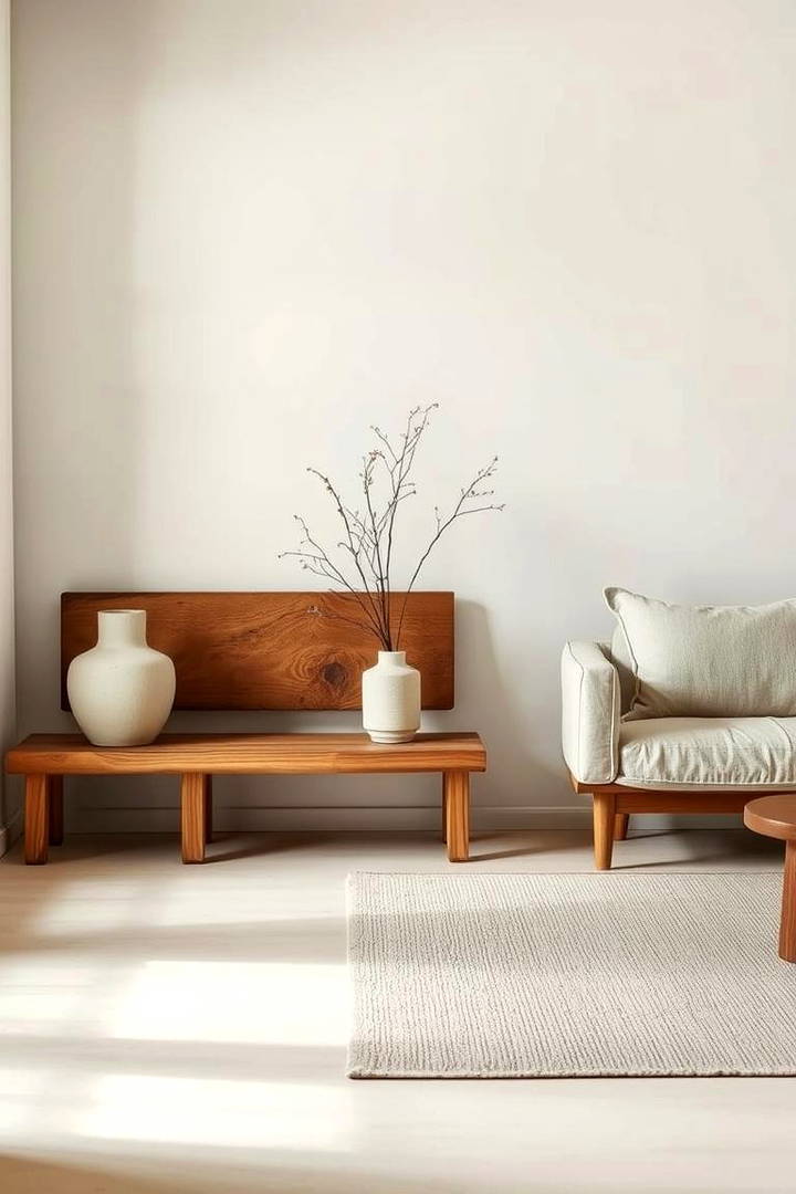 Choose Simple Functional Furniture - 25 Wabi Sabi Interior Design Ideas