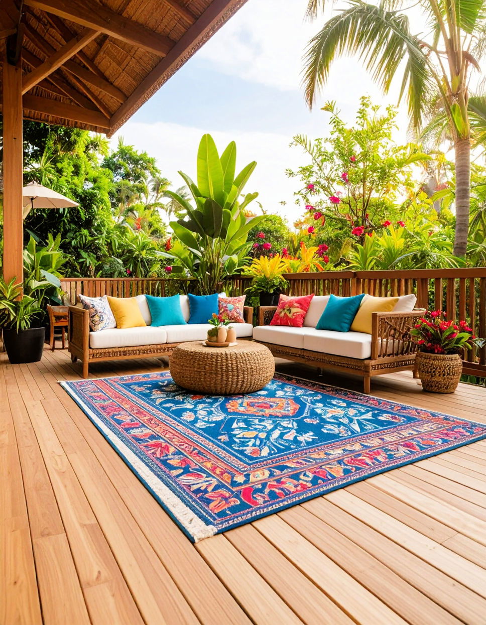 Choose Tropical Inspired Flooring Options Tropical Patio Ideas