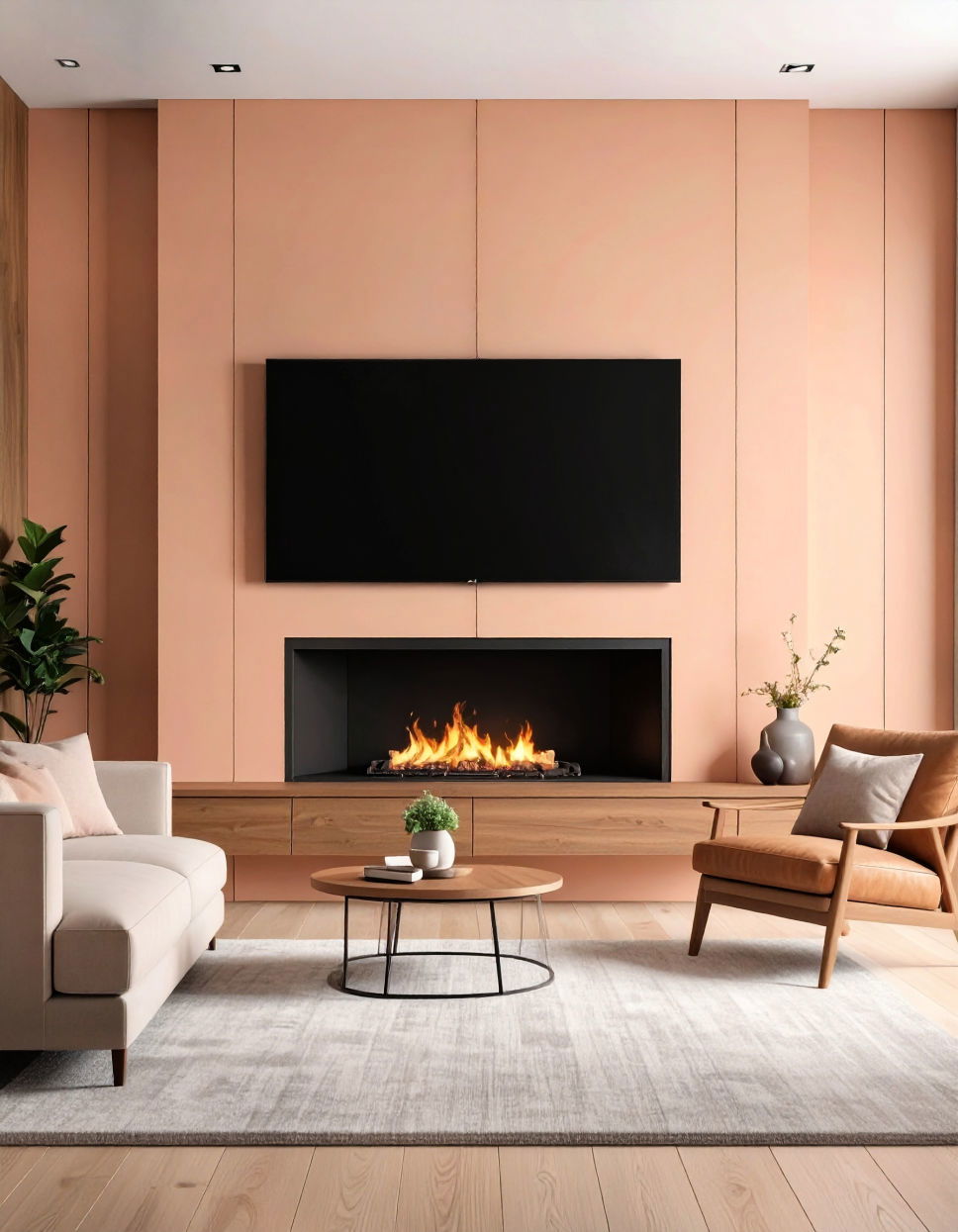 Choose an Ultra Thin TV for Sleek Design Tv Over Fireplace Ideas