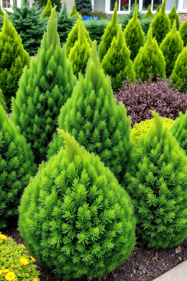 Choosing Dwarf Conifers - 25 Low Maintenance Garden Border Ideas