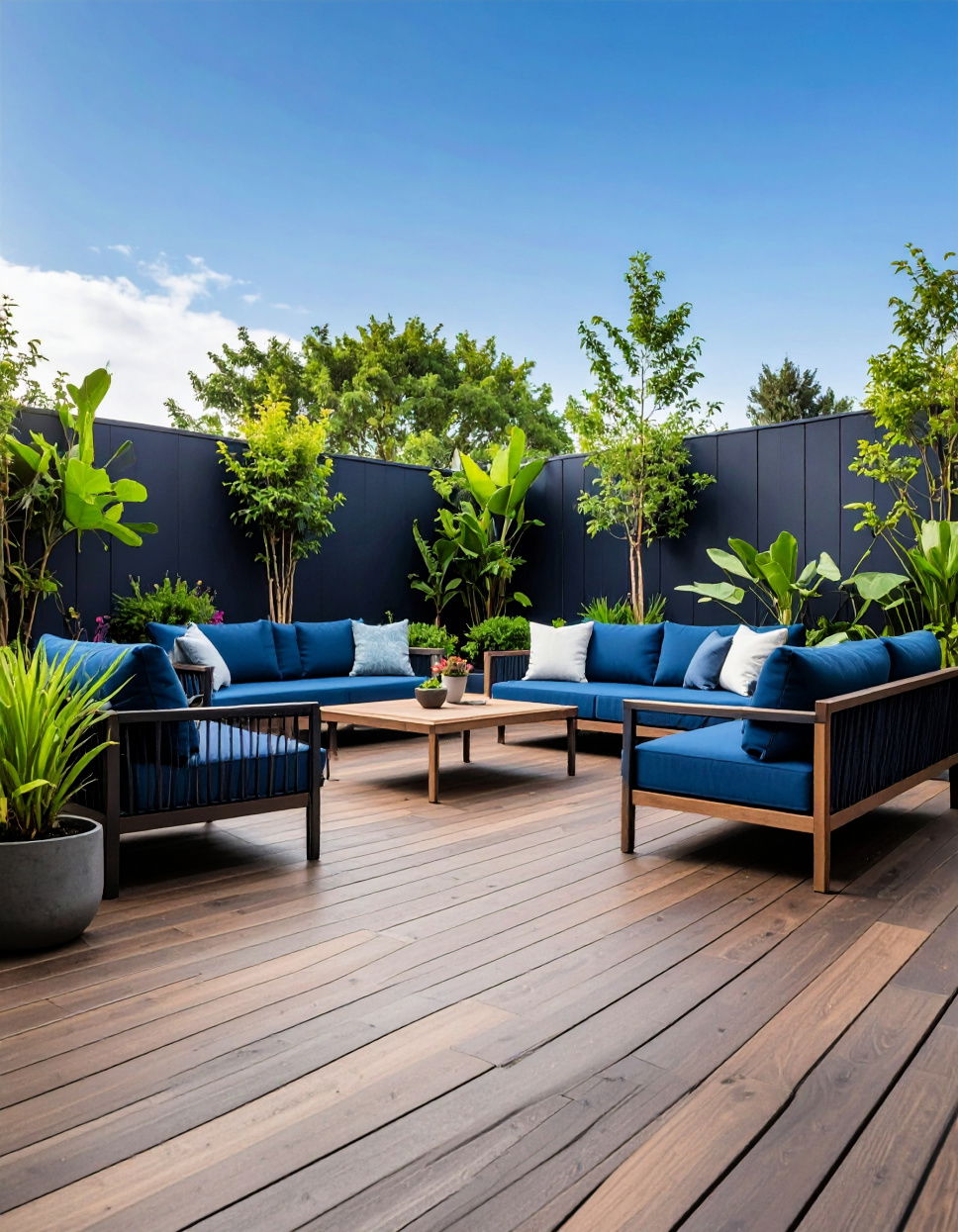 Choosing a Bold Deck Color for a Modern Look