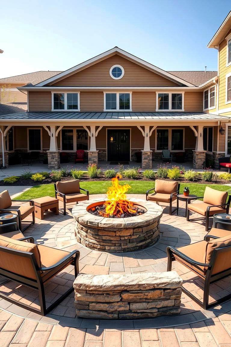 Circular Fire Pit - 25 Fire Pit Ideas