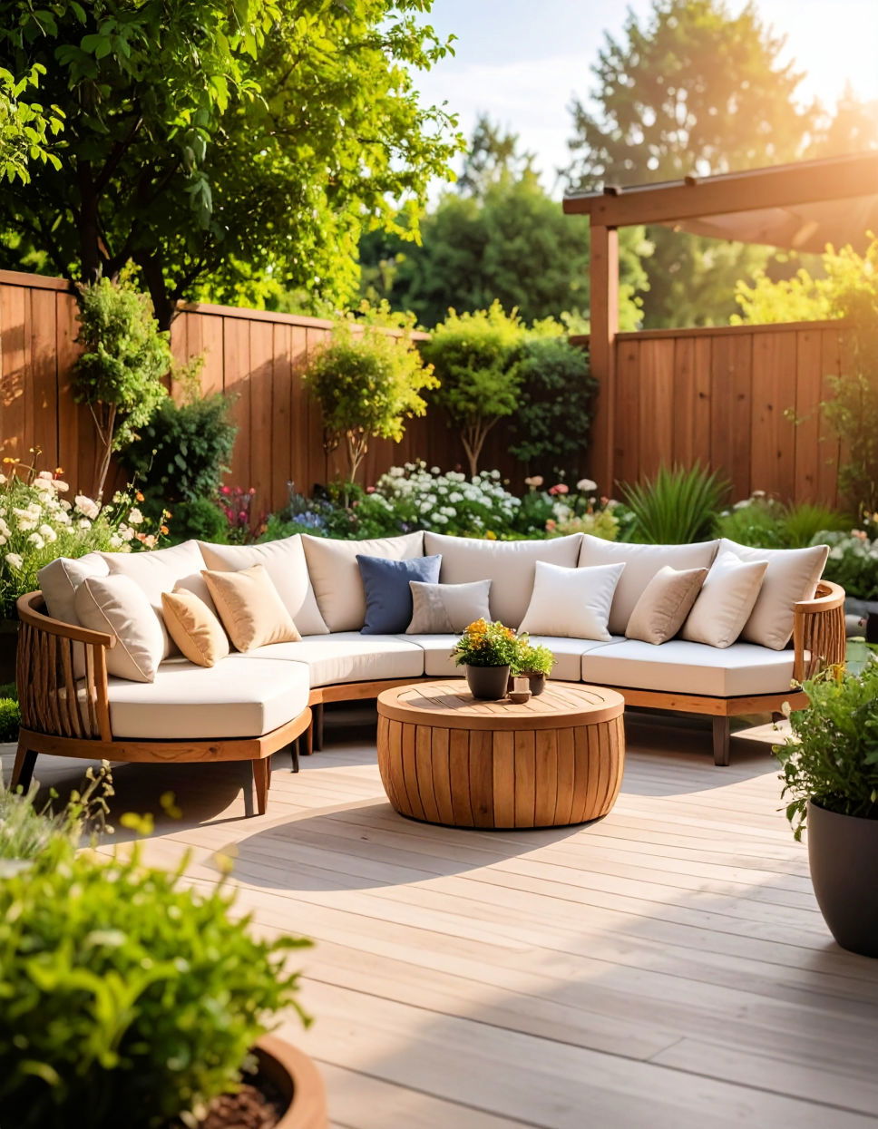 Circular Garden Sofa