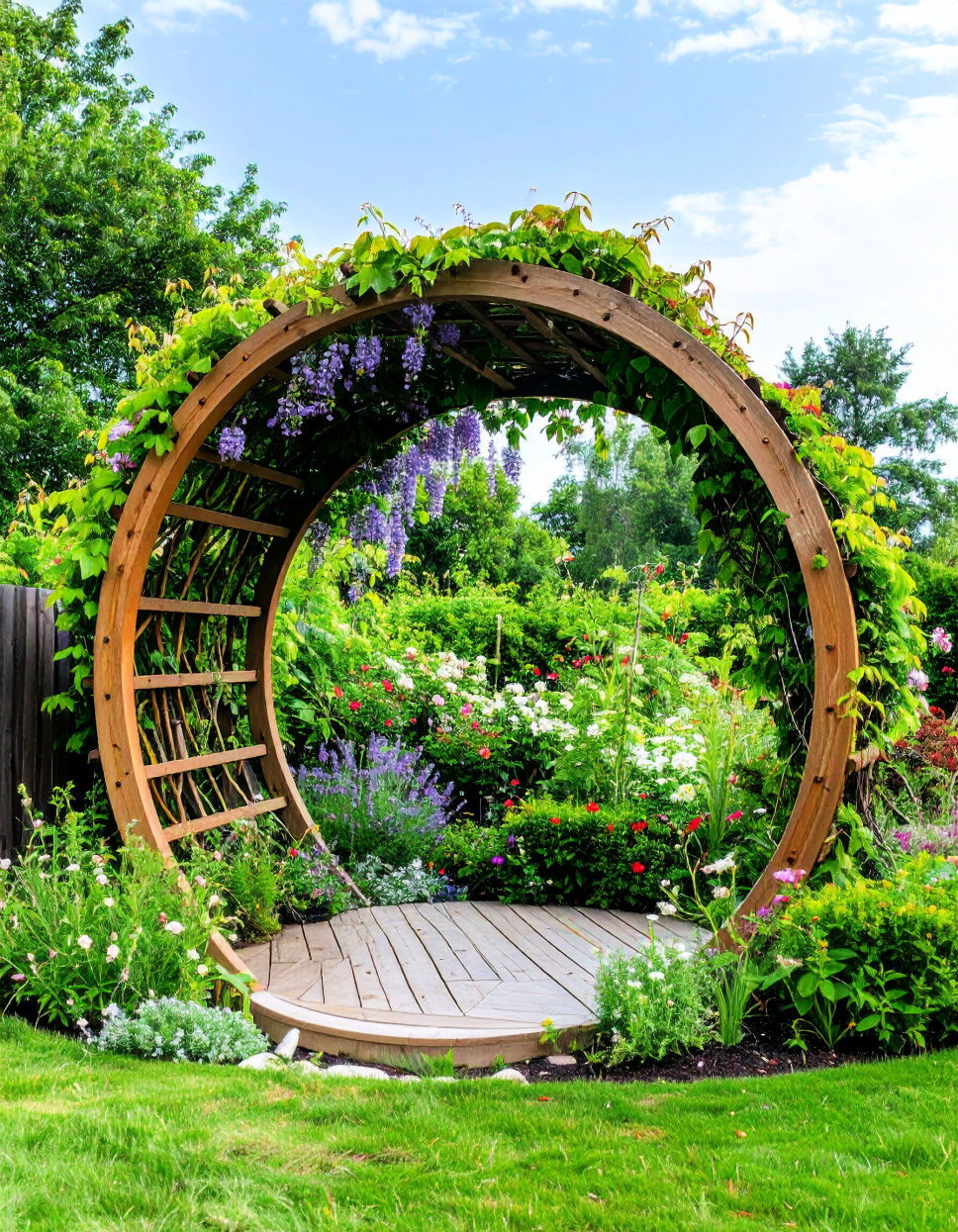 Circular Trellis for Unique Focal Points Trellis Ideas