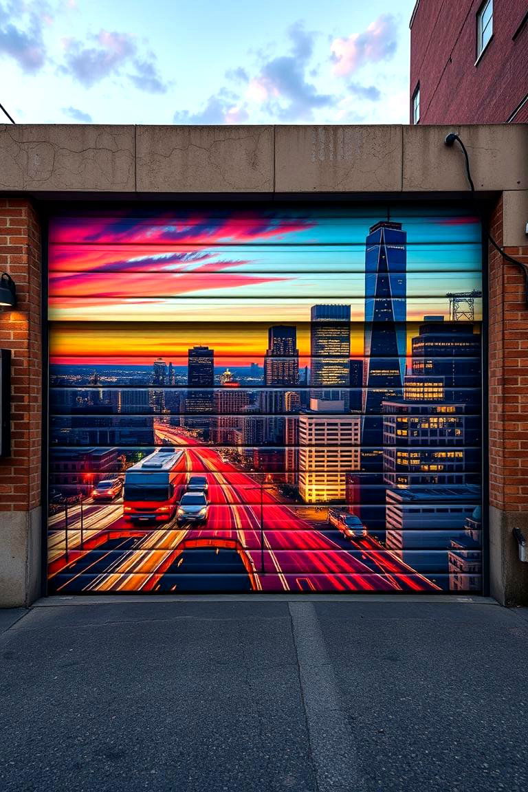 Cityscape Murals - 25 Garage Door Murals