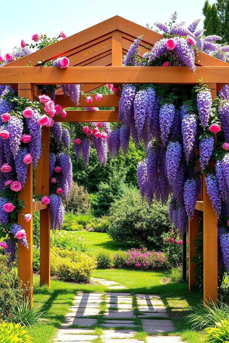 Classic Arbor for a Timeless Appeal - 25 Garden Focal Point Ideas