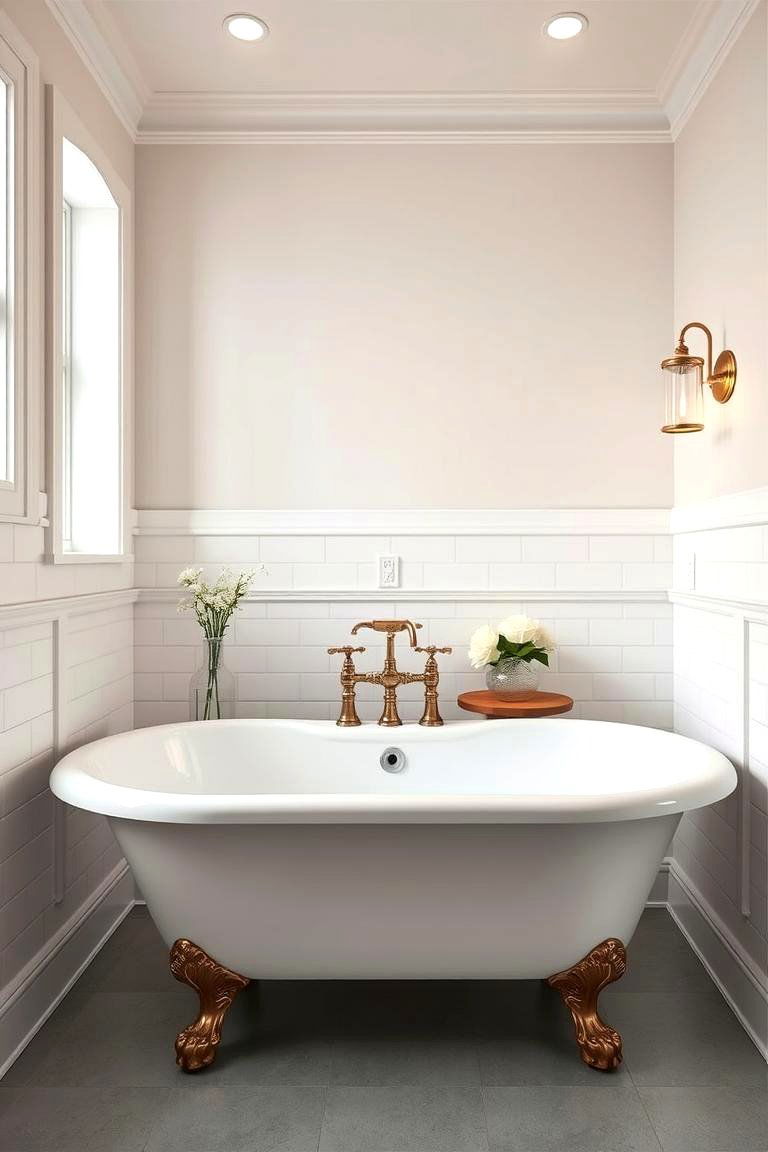 Classic Clawfoot Bathtub - 25 Traditional Bathroom Ideas