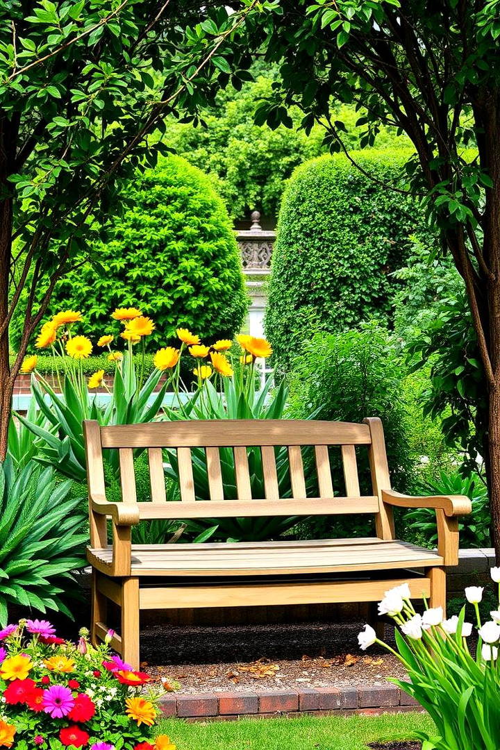 Classic Garden Benches for Relaxation - 25 Vintage Garden Ideas