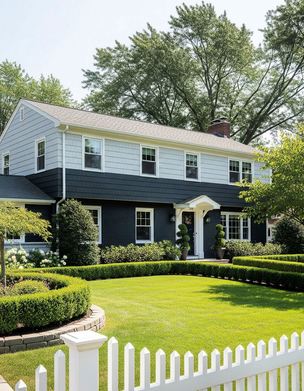 Classic Horizontal Two Tone Siding Two tone Siding Designs