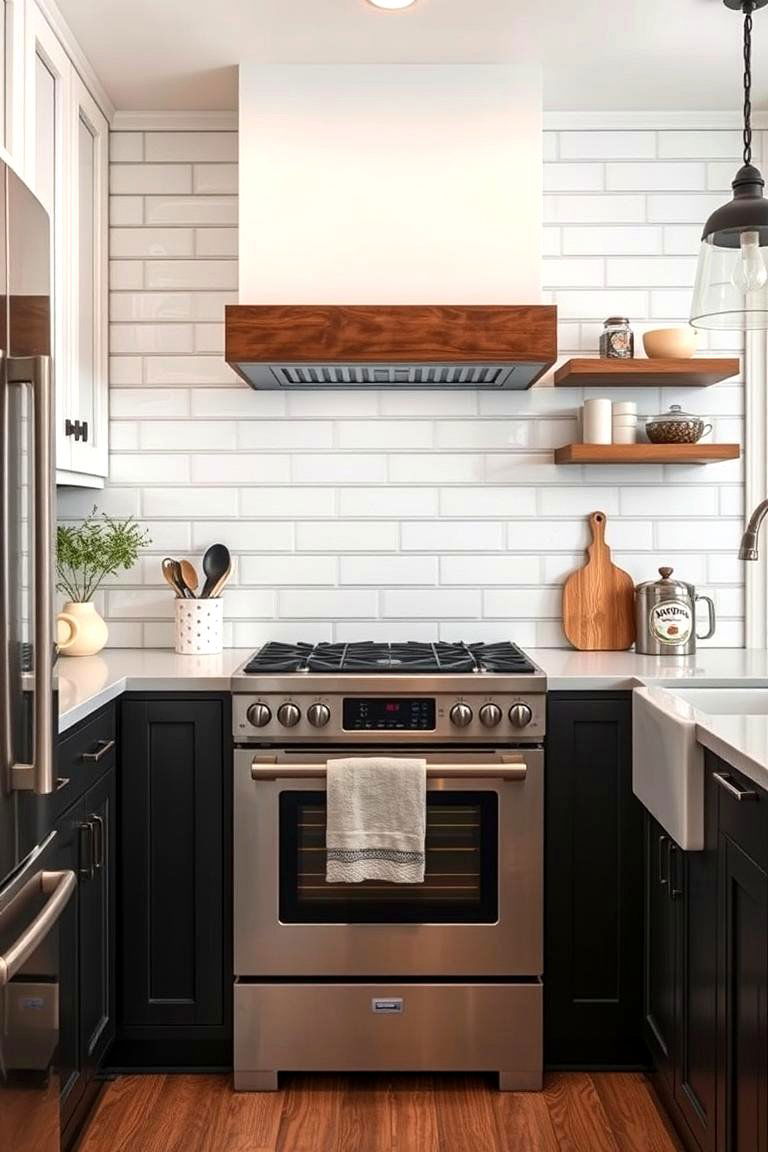Classic Subway Tiles for a Timeless Look - 25 Transitional Kitchen Ideas