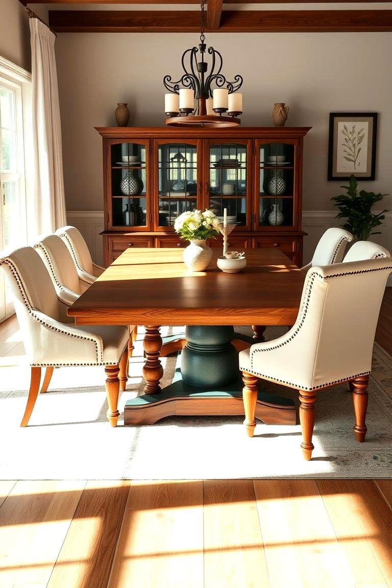 Classic Tables for Dining and Gatherings - 25 Traditional Interior Design Ideas