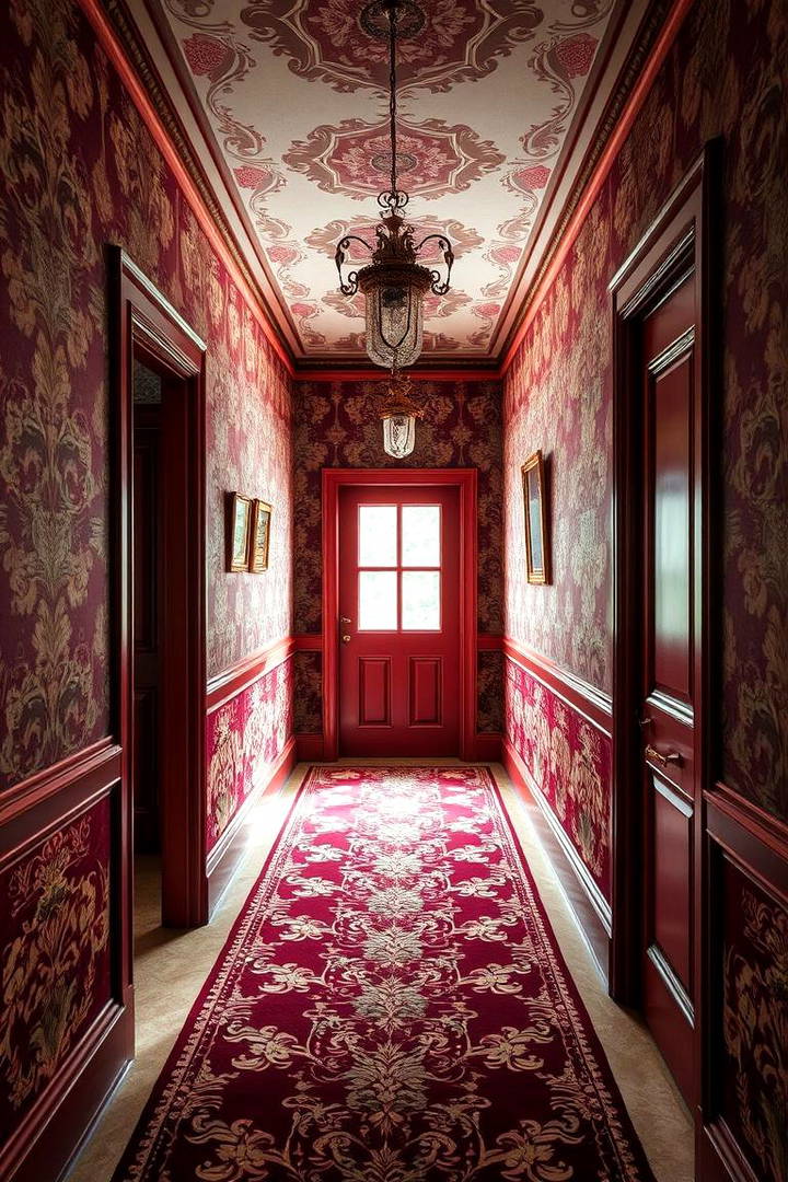 Classic Victorian Wallpaper - 25 Victorian Hallway Ideas