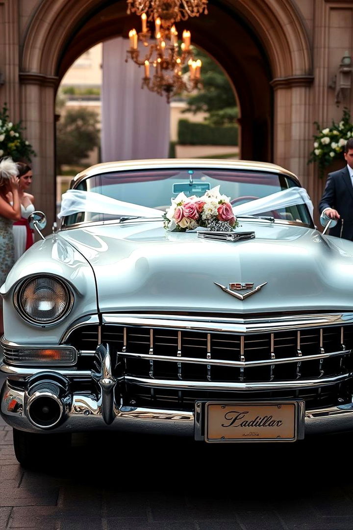 Classic Vintage Car for a Grand Entrance - 25 Vintage Wedding Ideas