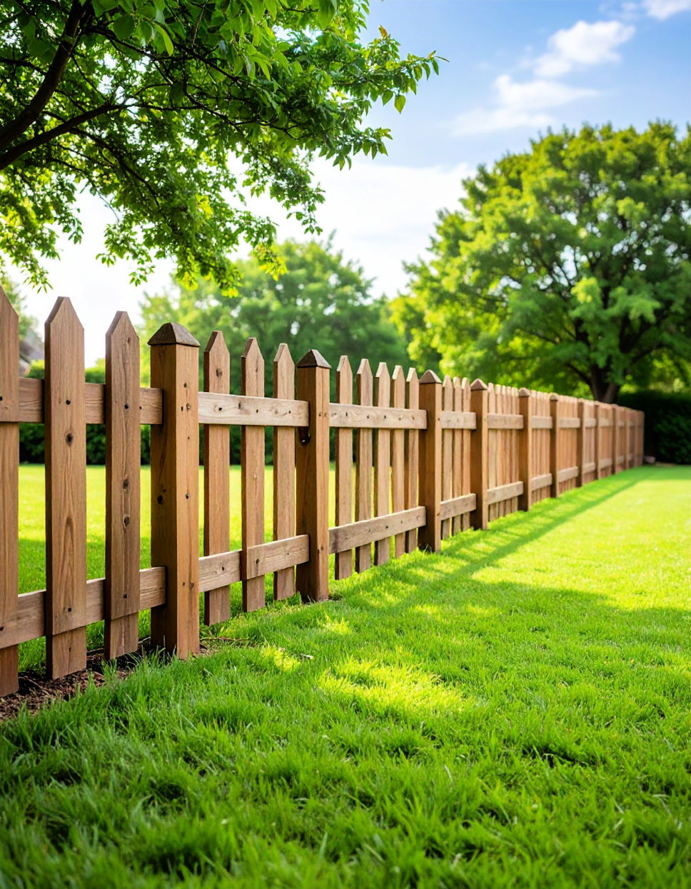 Classic Wood Split Rail Fence