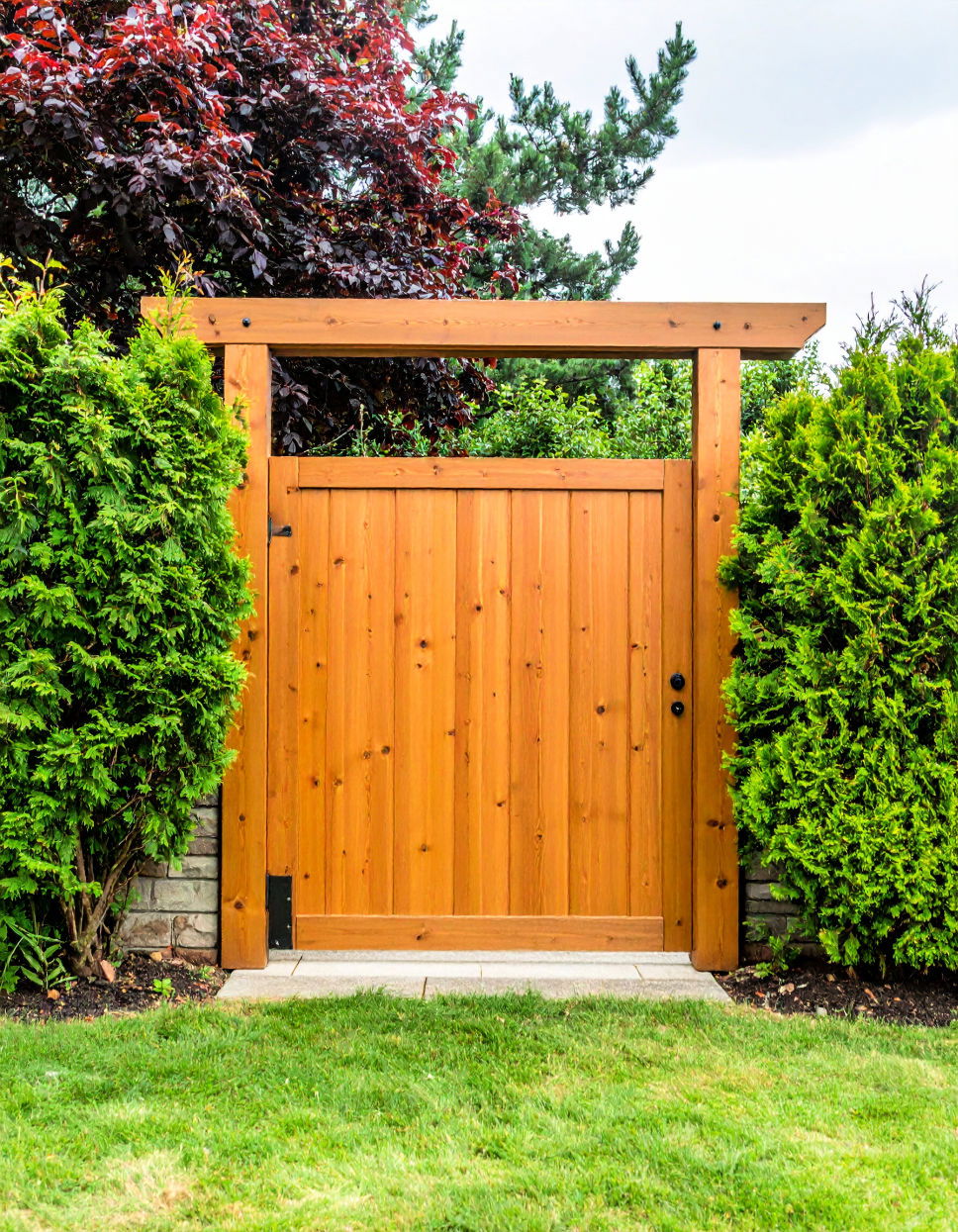 Classic Wooden Fence Gate