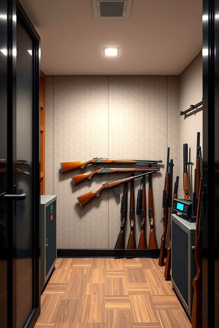 Climate Controlled Storage Solutions - 25 Man Cave Gun Room Ideas