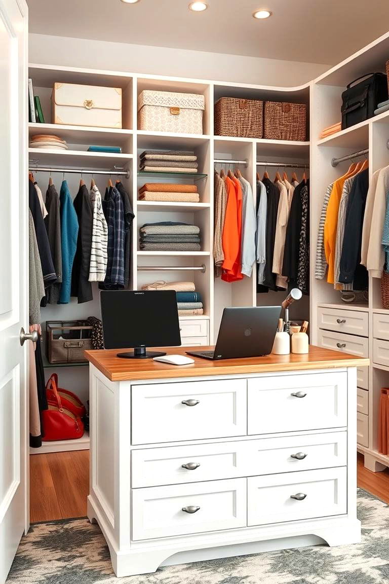 Closet Island with Dual Functionality - 25 Closet Island Ideas