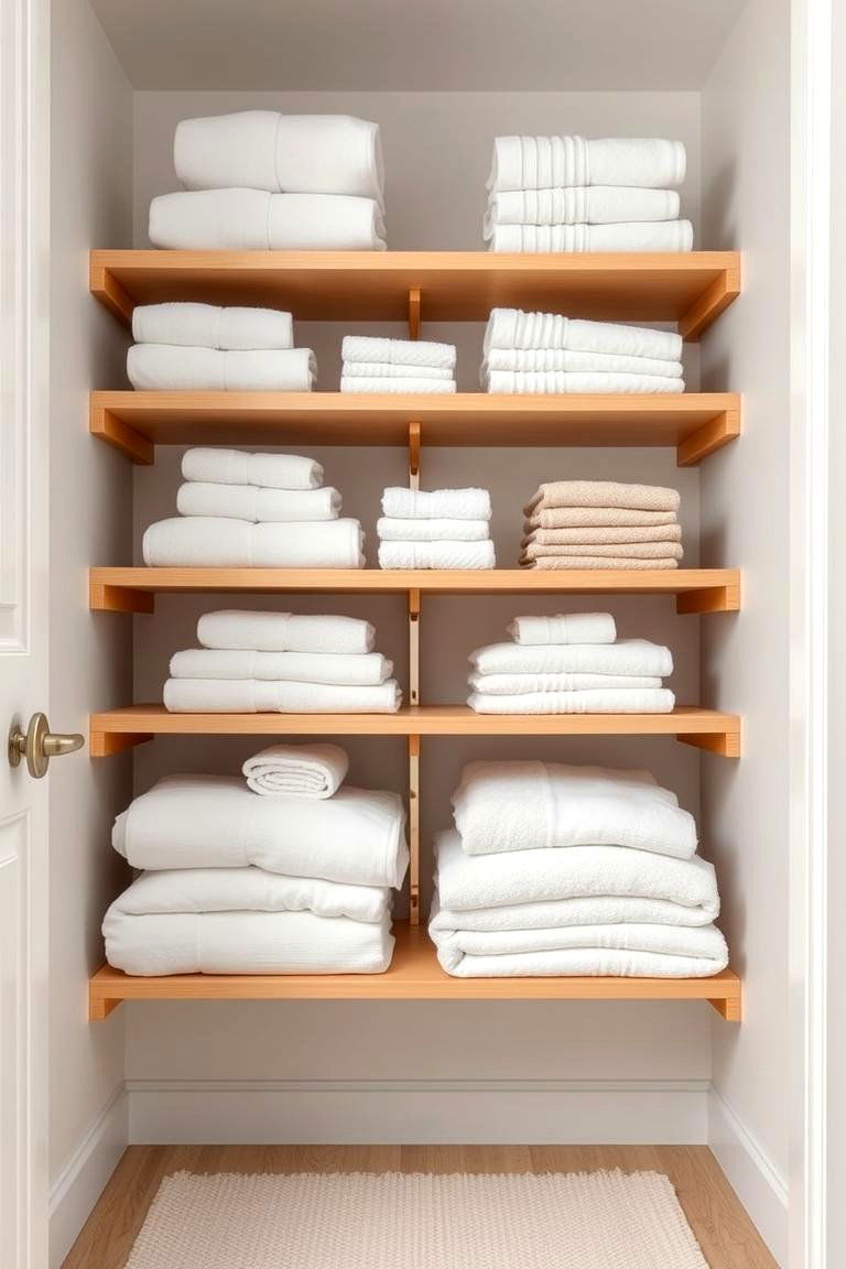 Closet Towel Storage - 25 Towel Storage Ideas