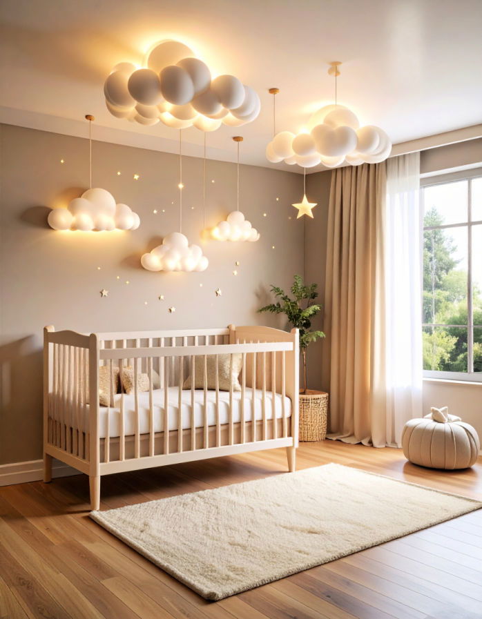 Cloud Ceiling Lights for a Soothing Glow